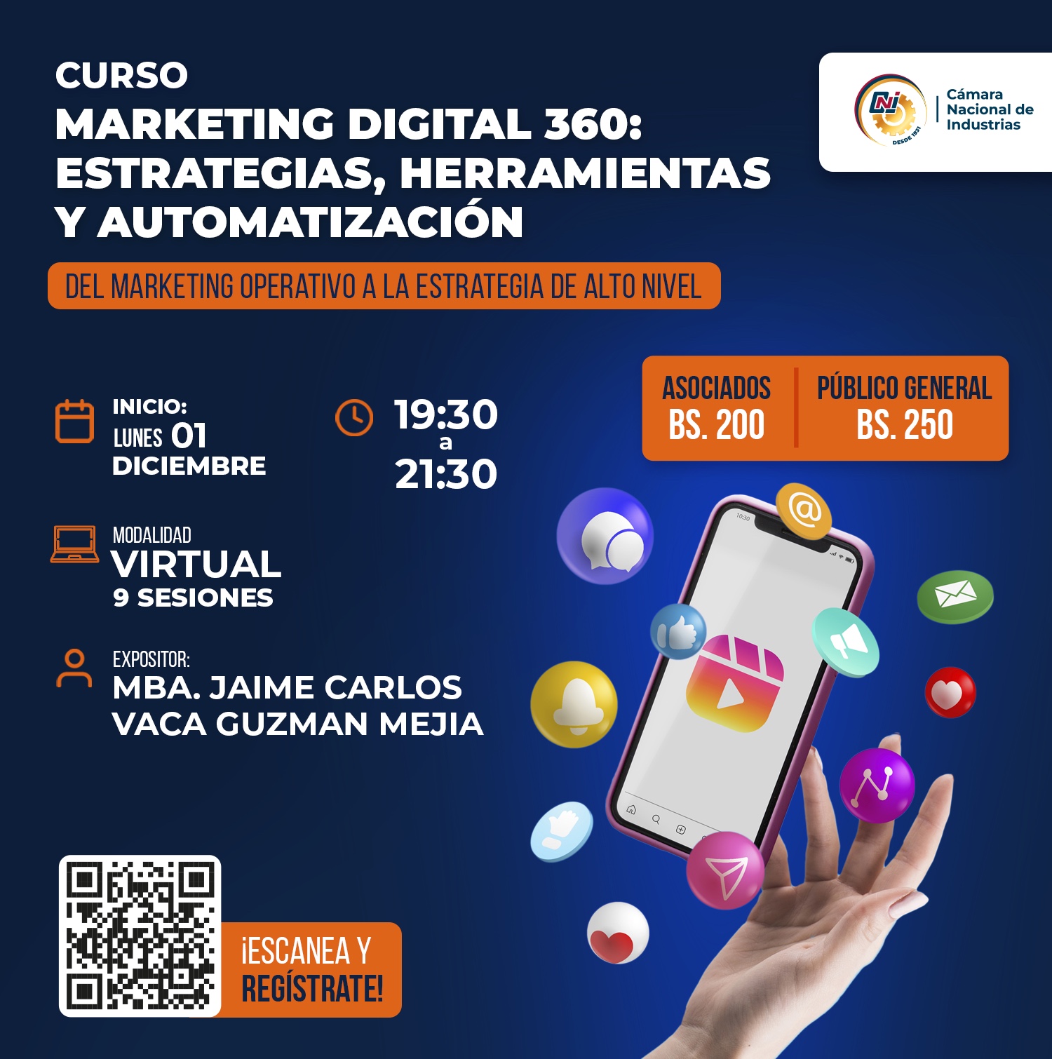 CURSO MARKETING DIGITAL 360: ESTRATEGIAS, HERRAMIENTAS Y AUTOMATIZACIÓN